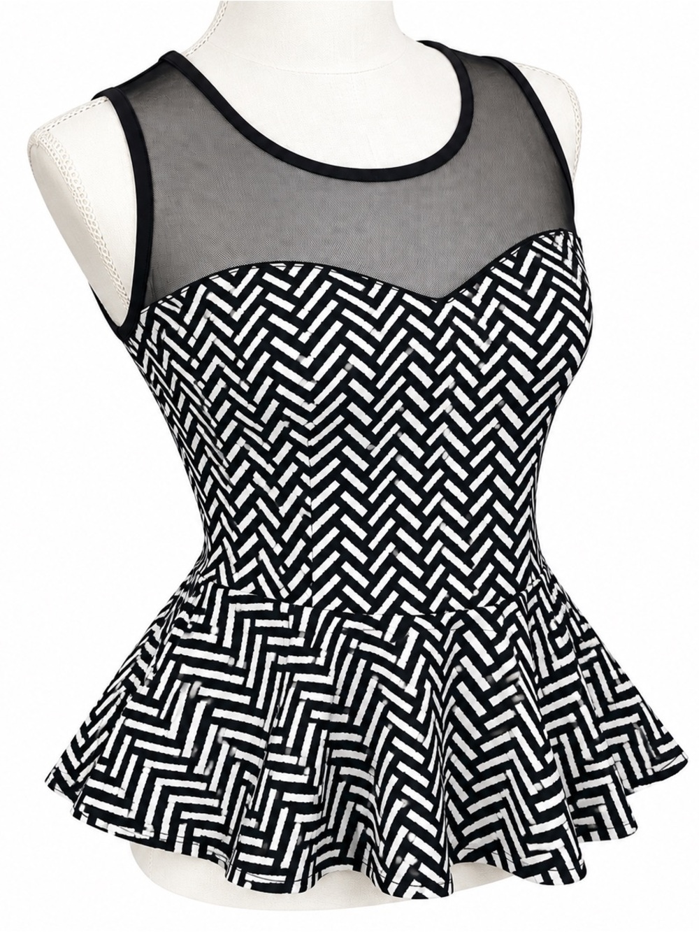 Xhilaration Peplum, Sz Small